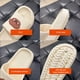 thumbnail image 3 of Qarigey Sandalia transpirable para mujer, y a la moda, , gruesa, con plataforma inferior, zapatillas con punta abierta, zapatillas para hombre Calzado Naranja 38/39.38/39, 3 of 6