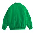 thumbnail image 5 of Comdrip Vestes pour Femmes! Veste Plissée à Col Montant avec Poches et Fermeture Éclair, Veste d'Automne Verte TP, 5 of 5