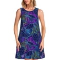 thumbnail image 1 of Disketp Turtles para Vestido sin Mangas para Mujeres, Vestidos de Verano para Mujeres, Casual y Holgado para la Playa, 1 of 7
