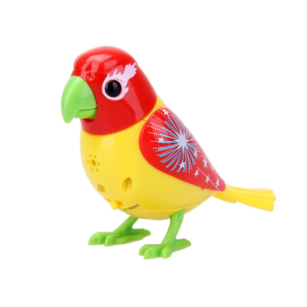 Plastic Sound Voice Control Activate Chirping Singing Bird Kids Toy