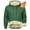 01 Green, variant on Mens Hoodies Pullover Sherpa Fleece Lined Warm Thick Winter Hooded Sweatshirt Fuzzy Soft Comfy Solid Long Sleeve Tops