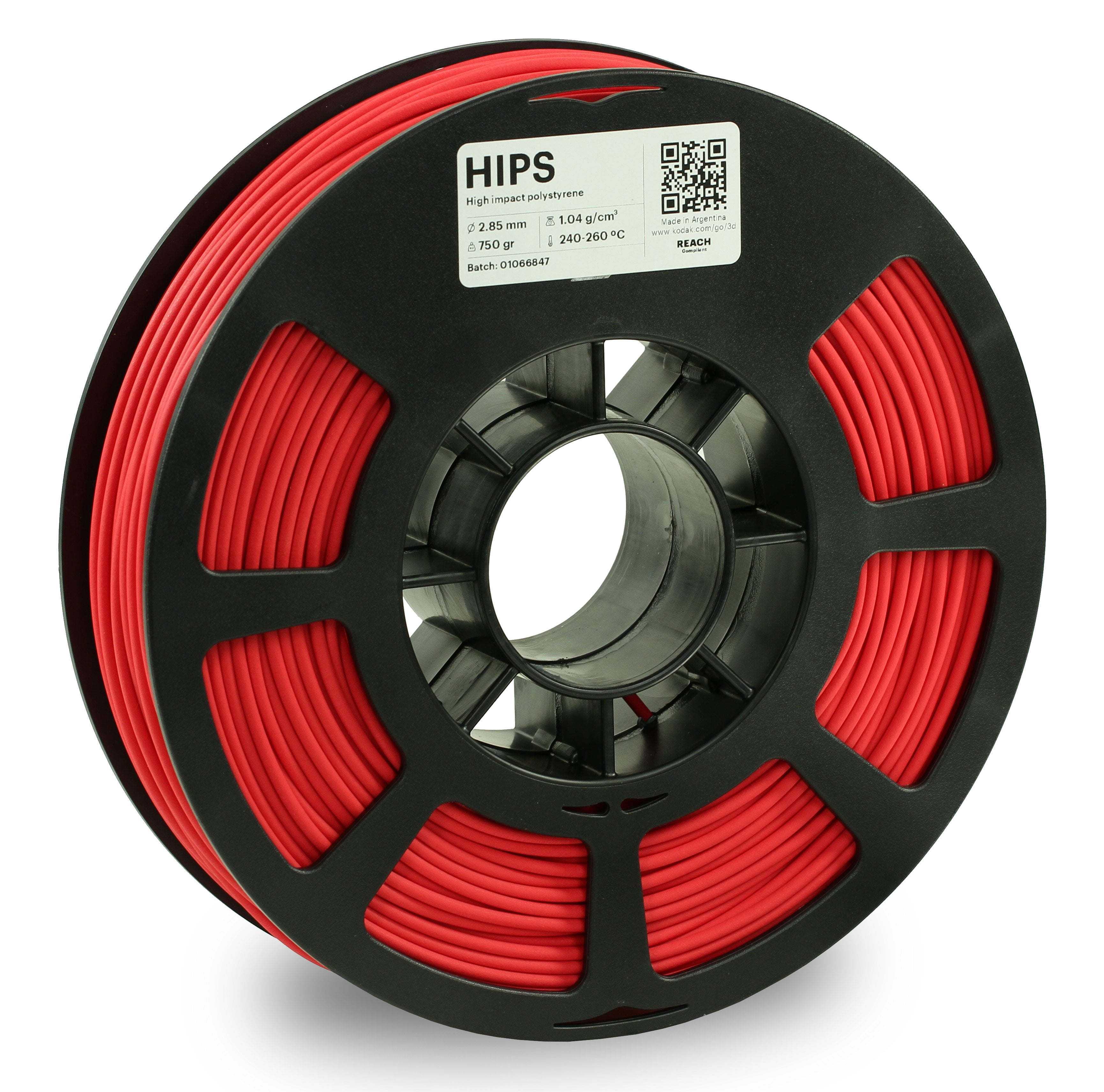 Kodak 3D Printing HIPS Filament 2.85mm (Red)