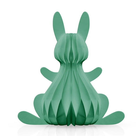 Briarwood Lane Teal Bunny Honeycomb - Large Magnetic Paper Decor - 12 x 9