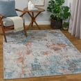 thumbnail image 4 of Hauteloom Daraga Living Room, Bedroom Area Rug - Contemporary - Blue, Rust, Light Blue - 8'10" x 12', 4 of 7