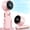 Pink, variant on Bearwind Portable Handheld Turbo Fan - 5 Gear High Speed 4000mAh Rechargeable Mini Personal Hand Fan Blow Cold Air, Battery Operated Travel Essentials, Beach Vacation, Gifts for Women, Men (Black)