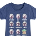 thumbnail image 3 of Star Wars - Mandalorian Moods - Youth Girls Fitted Short Sleeve T-Shirt, 3 of 5