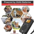 thumbnail image 2 of Portable Radio Mini AM FM Weather Radio Pocket Radio LCD Screen Digital Alarm Clock Radio Player, 2 of 5