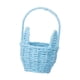 thumbnail image 4 of Cesta de Pascua con forma de conejito, cesta de flores con asa, vacía, decoración de Pascua, huevo de Pascua Azul, 4 of 9