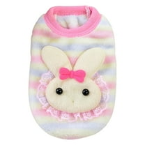 Bwiyojiz XS Educational Toys Dog Sweaters for Small Dogs Cute Puppy Teacup Chihuahua Coat Clothes Outfit Warm Flannel Winter Toy, Gifts for Family