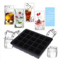 thumbnail image 3 of 20 Grid Silicone Ice Cube Tray (Black), 3 of 4