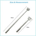 thumbnail image 6 of Metal Stainless Steel Back Scratcher Telescopic Extendable Claw Extender QW US, 6 of 11