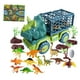 thumbnail image 5 of Camión de transporte, juguetes de dinosaurios con figuras de dinosaurios y jaula, coche de dinosaurio extraíble para pequeños, regalo de cumplea Estilo F Sunnimix Camiones de dinosaurios, 5 of 8