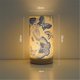 thumbnail image 2 of Lámpara de mesa de tela con forma de mariposa for dormitorio, ambiente de noche, luz de tres colores cambiantes, 2 of 6