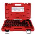 thumbnail image 2 of MILWAUKEE 49-66-7009 SHOCKWAVE 43-Piece 3/8 in. Drive SAE & Metric Deep Socket Set – Non-Slip Hex, Impact Rated, Stacking Case, 2 of 5