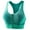 Mint Green, variant on Heliisoer Contrast Color High-strength Shockproof Front Zipper Sports Bra, Racerback, Running Bra, Tank Top, Seamless Sports Bra