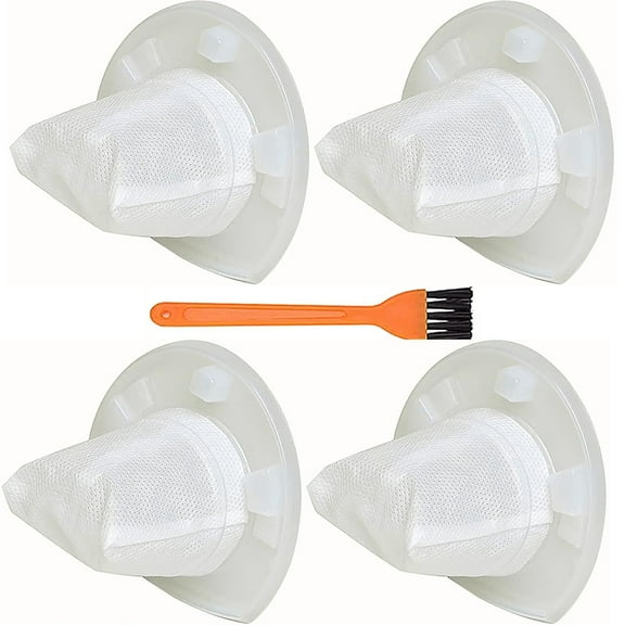 4 Pack Replacement Filter for Black & Decker Dustbuster AdvancedClean Cordless Handheld Vacuum VF110 CHV1410L CHV1410 CHV9610 CHV1210 CHV1510 CHV1410B Dust Buster Compact Hand VAC BDH2000L