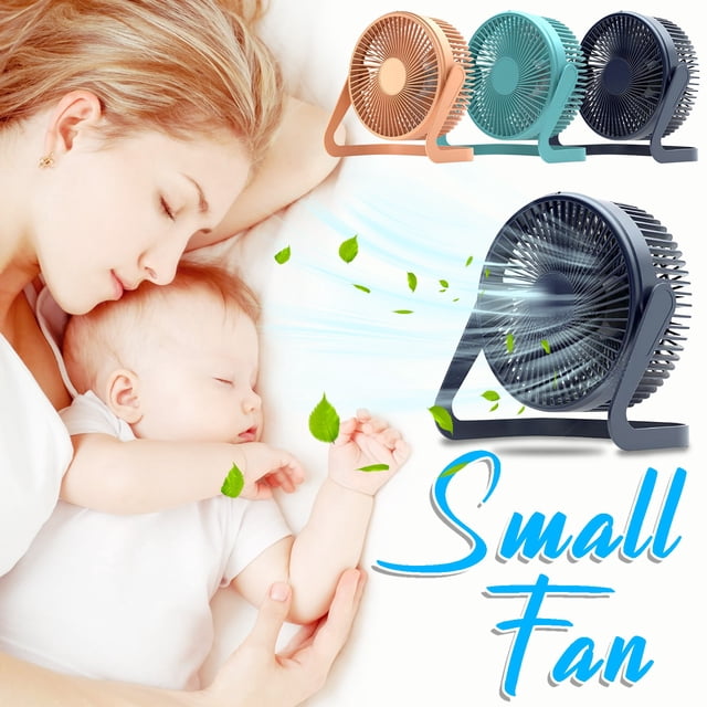 Xihbxyly Ventilador Usb de Escritorio Compacto de 5 Pulgadas, Silencioso, Flujo de Aire Suave, Alimentación Usb, Ideal para Oficina En Casa, Diseño Silencioso, 30 Decibeles, Material Abs Ecológico.