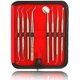 thumbnail image 1 of 8er Removedor de sarro Juego de cuidado dental Juego dental Instrumento dental/dentista Limpieza de dientes Sonda dental Juego de limpieza de dientes Cuidado dental Sarro Acero inoxidable, 1 of 4