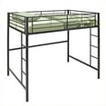 thumbnail image 6 of Walker Edison Sunset Modern Powder-Coated Steel Metal Full Loft Bunk Bed - Black, 6 of 9