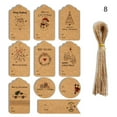 thumbnail image 2 of 1 Set Christmas Themed Gift Tags Foldable Paper Present Wrapping Gift Labels for Gifts, 2 of 9