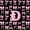 Black Pink D, variant on Erosebridal Bowknot Letter J Twin Quilt Set for Girls Boys, Cartoon Princess Twin Coverlet Set, 2 Pieces