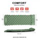 thumbnail image 4 of Colchoneta Inflable para Dormir Camping (Army) Verde, 4 of 9
