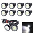 thumbnail image 1 of 2pcs 12v 15w copia de seguridad durante el día de ejecución de luz led foco de ojo de águila lámpara de coche huangjie unisex, 1 of 1