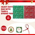 thumbnail image 6 of Joyfy 2 Packs Christmas Jumbo Bicycle Bags Extra Large Bags 72”x60” Red Green with Tags for Heavy Large Xmas Gifts, Bikes Presents Gifts, 6 of 9