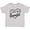 AC-Heather Grey, variant on Inktastic I Love My Grandpa in Black Chalk Heart Boys or Girls Baby T-Shirt