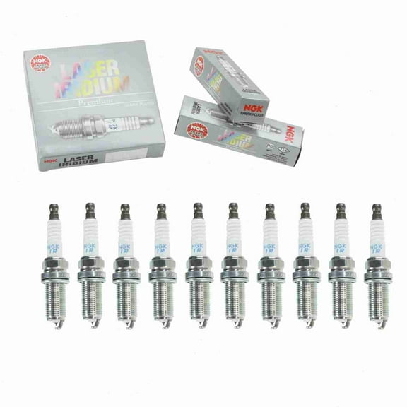 10 pc NGK 5468 Laser Iridium Spark Plugs for 09482-00606 22401AA720 4506 4704 IKH20TT PKH20TT Ignition Wire Secondary
