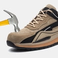 thumbnail image 6 of NOKIO Retro Hiking Sneakers for Men Comfy Breathable Summer Sport Shoes Wide Width Casual Running Shoes Trendy Versatile Athlet𝗂c Shoes with Durab𝗅e Soft Sole for Back to College, 6 of 7