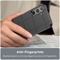 thumbnail image 6 of Allytechgroup Slim Case for Samsung Galaxy S25, Hard PC Soft TPU Rugged Heavy Duty Durable Cover Case Shockproof and Anti-Scratch Protective Back Cover for Samsung Galaxy S25, Black, 6 of 7