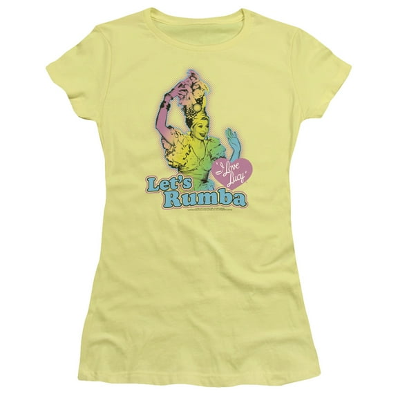 I Love Lucy Lets Rumba S/S Junior Women's T-Shirt Sheer Banana