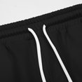 thumbnail image 6 of Angala Little Boys Sweatpants Athletic Pants Wide Leg With Pockets And Drawstring Fall Casual Boys Baggy Trousers Size 5-6 Years Black, 6 of 9