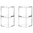 thumbnail image 1 of [Big Clear!]4 Pack Transparent Acrylic Plastic Square Cube Small Acrylic Box With Lid Storage Box Storage Box For Candy Pills And Small Accessories, 1 of 1