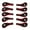 Red, variant on YAHHU 10Pcs Golf Club Head Cover Neoprene Zipper Closure Iron Covers Set Universal Fit for Woods Irons, Blue