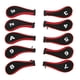 thumbnail image 2 of Cubierta De Palo De Golf, Cubierta De Cabeza De Palo De Golf Resistente Con Cremallera De Neopreno Para Amantes Del Golf Para Hierros ANGGREK Rojo, 2 of 8