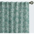 thumbnail image 1 of Vargottam 84 Inch Rod Pocket/Back Tab Cotton Curtains for Windows and Doors- Light Filtering Cotton- Light Filtering Drapes For Doors- Set of 2 Panels, 52"x84"- Hand Drawn Leaves Print (Green), 1 of 8