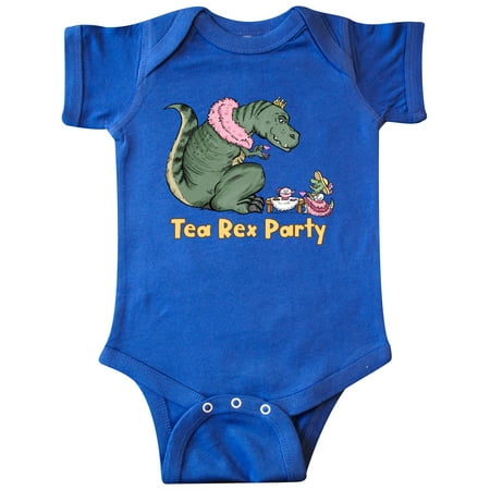 

Inktastic Funny Tea Rex Party Gift Baby Boy or Baby Girl Bodysuit