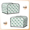 thumbnail image 2 of KLL Turtle Print 4 Slice Toaster Dust Covers Kitchen Small Appliance Cover with 2 Pockets,Can hold Jam Spreader Knife & Toaster Tongs (12.4 x 10.6 x 8.2), 2 of 6