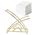 thumbnail image 3 of Servilletero de papel soporte para pañuelos de hierro forjado en forma de X fondo estable elegante a la moda para cocina mesa de hotel ANGGREK Otros, 3 of 8