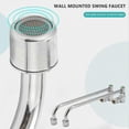 thumbnail image 3 of Pot Filler Kitchen Sink Faucet Wok Faucet Wall mounted Pot Filler Faucet (300mm), 3 of 5