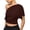 Coffee, variant on Women's Off The Shoulder Crop Tops Asymmetrical Y2K Going Out Top Dolman Short Sleeve 2026 Summer Trendy Clothes Red 2XL