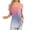Pink, variant on Fesfesfes Women's Shirts Women's Fashion Comfortable Casual Square Neck Short Sleeve Print Top Blouse Sweatshirt for Women M(US:6)