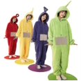 thumbnail image 1 of Disfraces de Teletubbies unisex Disi Onesies Lala Cosplay Pijamas Pijamas para adultos, 1 of 3