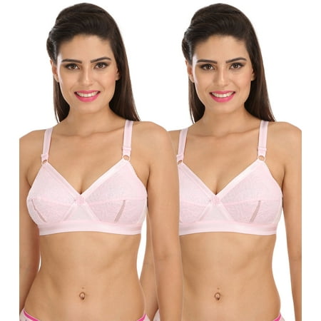 

Ossirrio Women s Delicate Everyday Plus Size Cotton Bra Full Coverage Non Wired Non Padded Bra