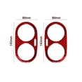 thumbnail image 3 of Real Bright Soft Car Interior Carbon Fiber Sticker Decoration2Pcs For Volkswagen Tiguan Red Carbon Fiber Interior Side Air Vent CoverAuto Car Protection Interior Accessories, 3 of 8