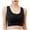 Black, variant on FhsagQ Bra Bras for Women Plus Size Push Up Women's Front Side Buckle Lace Edge without Steel Ring Movement Seamless Gathering Adjustment Yoga Sleep Large Bra Bras for Women Plus Black M