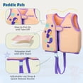 thumbnail image 3 of Paddle Pals Toddler Swim Vest, Stage 2 Front Zip Float Vest for Swim Lessons, 24 Months, 24–33 lbs, 3 of 7