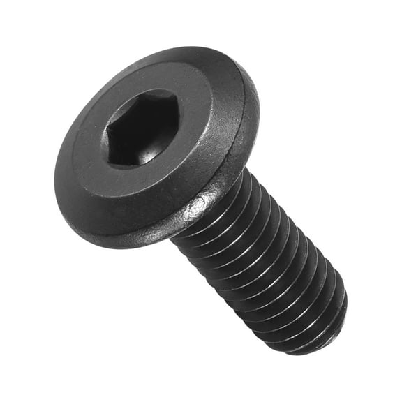Flat Head Hex Socket Cap Screws Bolts(1/4"-20x3/4") 20Pcs, 304 Stainless Steel Hex Socket Furniture Bolts Countersunk Screws - for Furniture Woodworking Project, Black